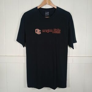 Old Varsity Brand T-Shirt Mens Large Black Oregon State‎ Beavers Graphic Logo